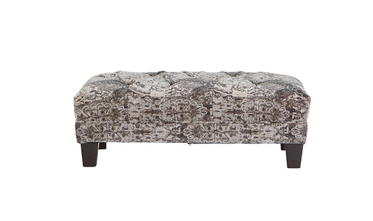 22700 - Turkish Charcoal Ottoman