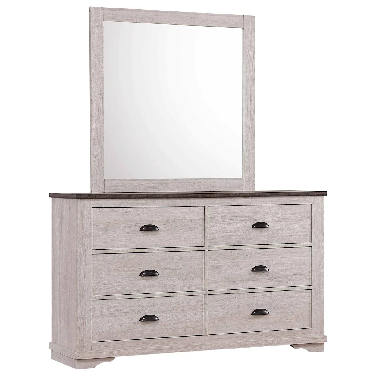 CORALEE CHALK GREY DRESSER TOP