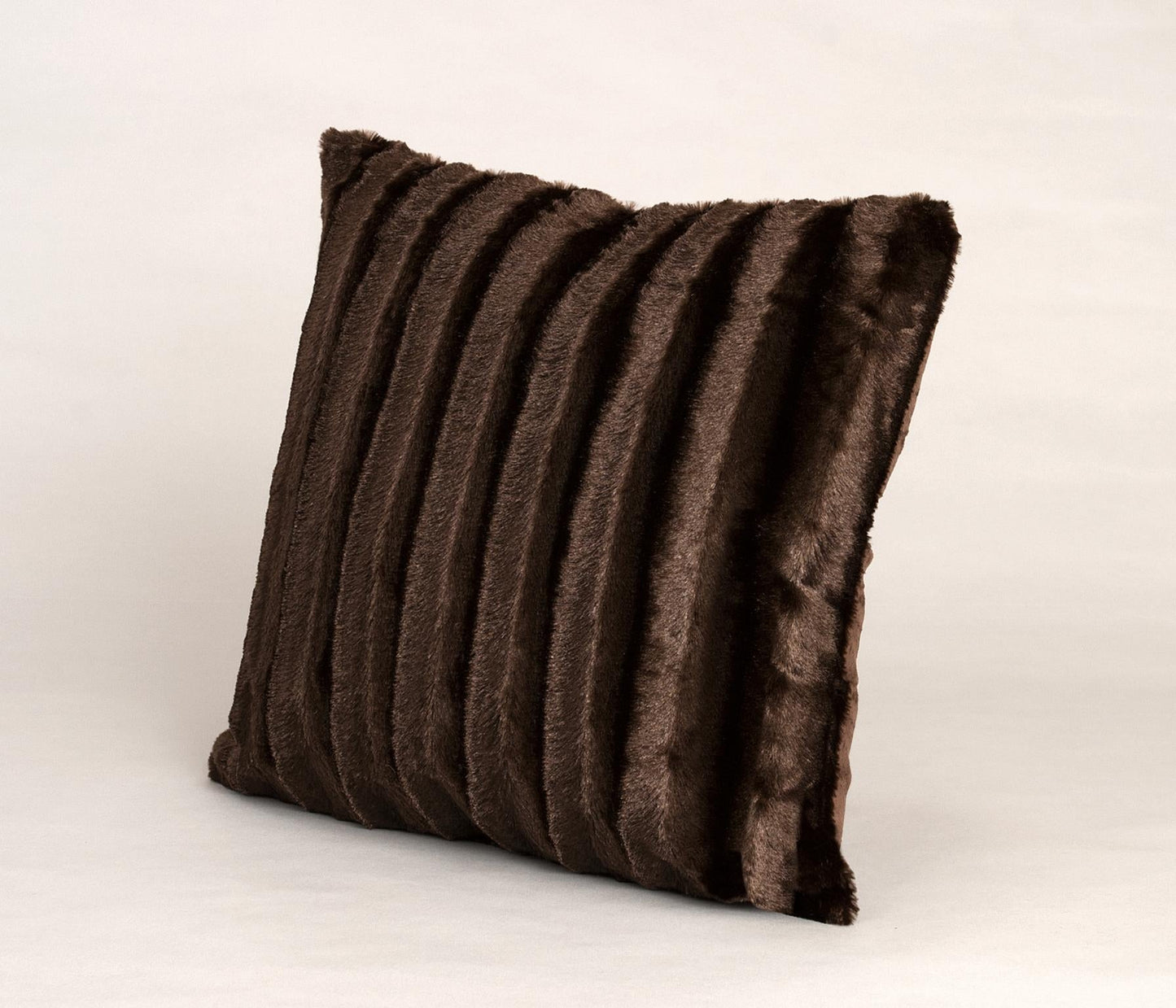 Chocolate Short Hair Fur Pillow