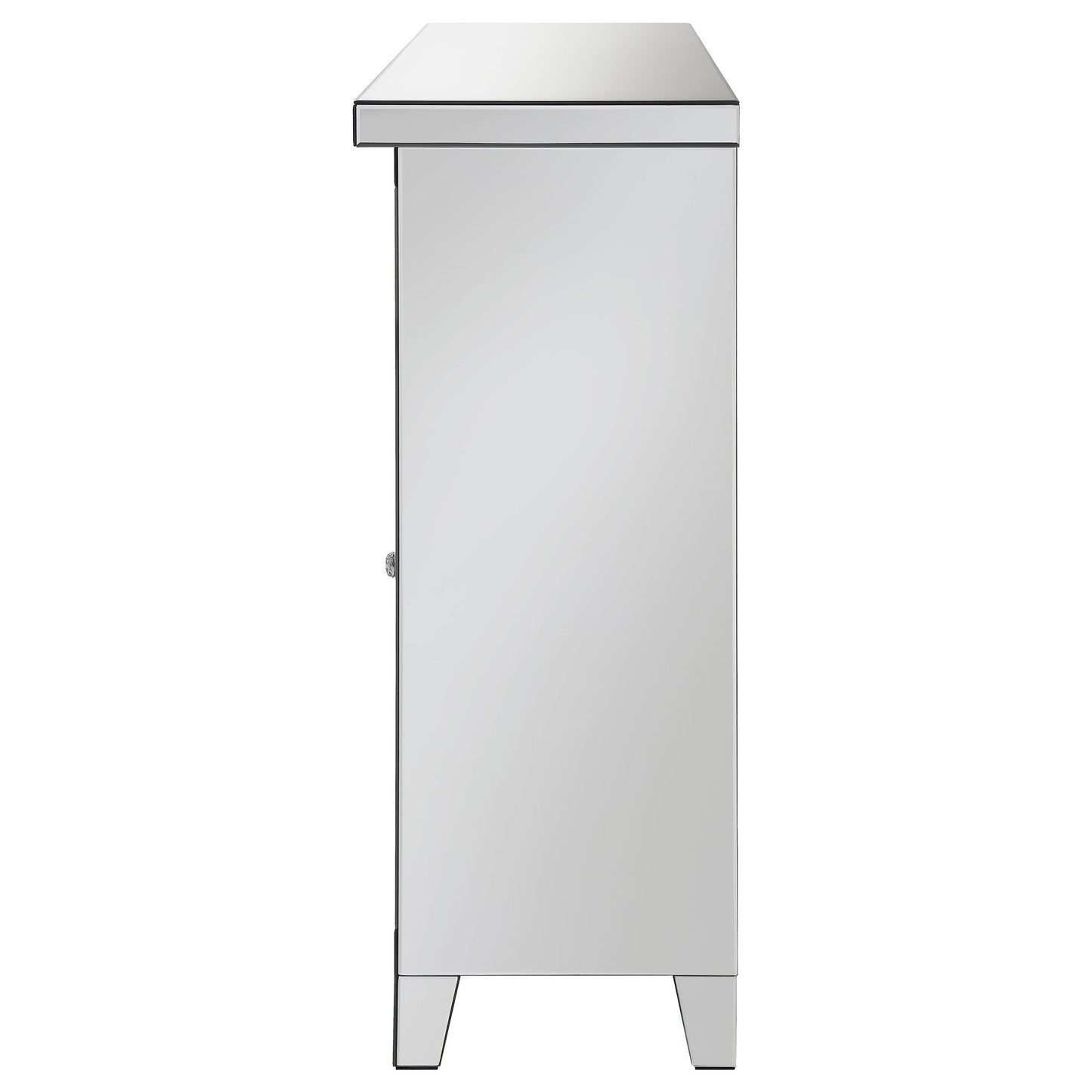 Melinda 2-door Wine Cabinet with Lighting Mirror