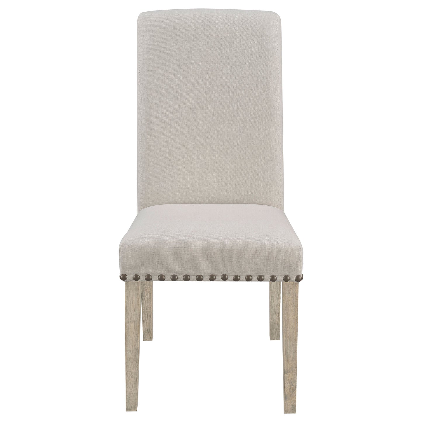 Salem Upholstered Side Chairs Rustic Smoke and Grey (Set of 2)