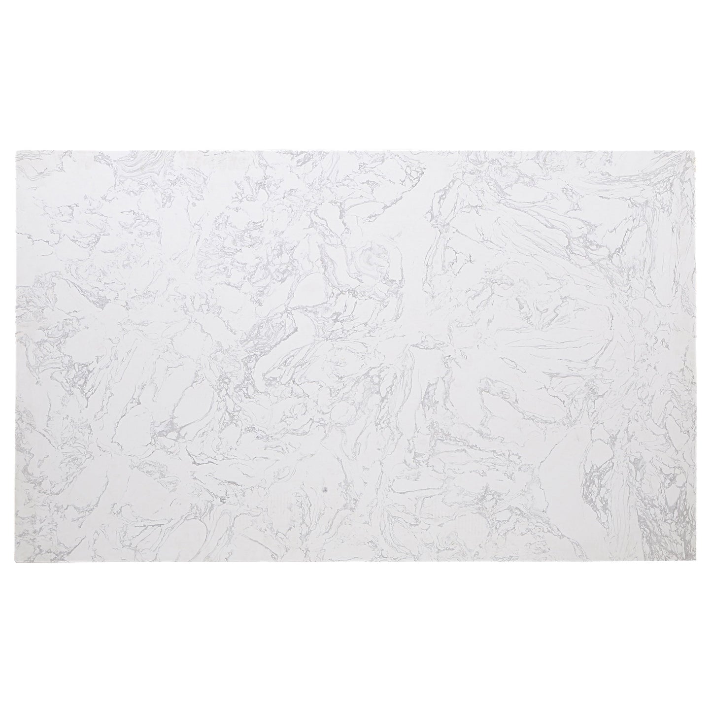 Gabrielle Rectangular Marble Top Dining Table White and Black