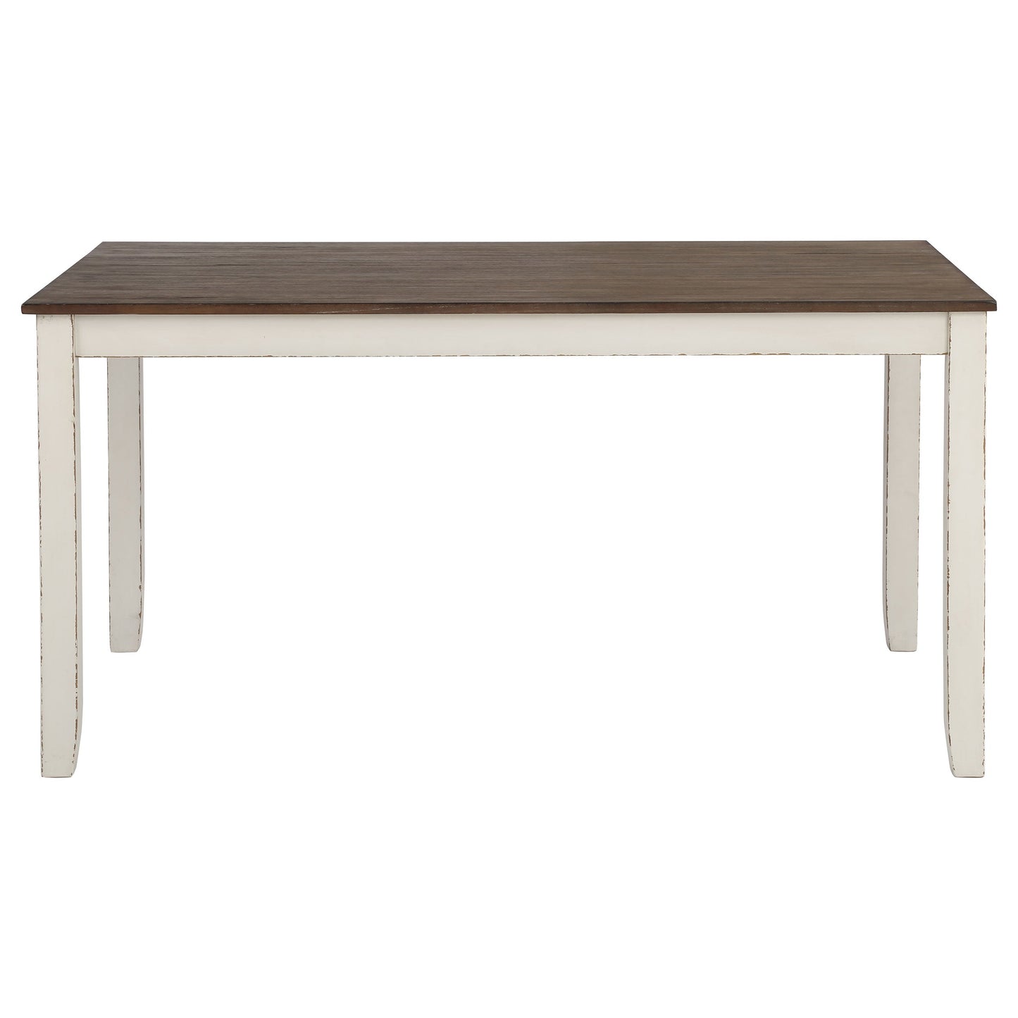 Fortress 7-piece Dining Set Chestnut and Vintage White