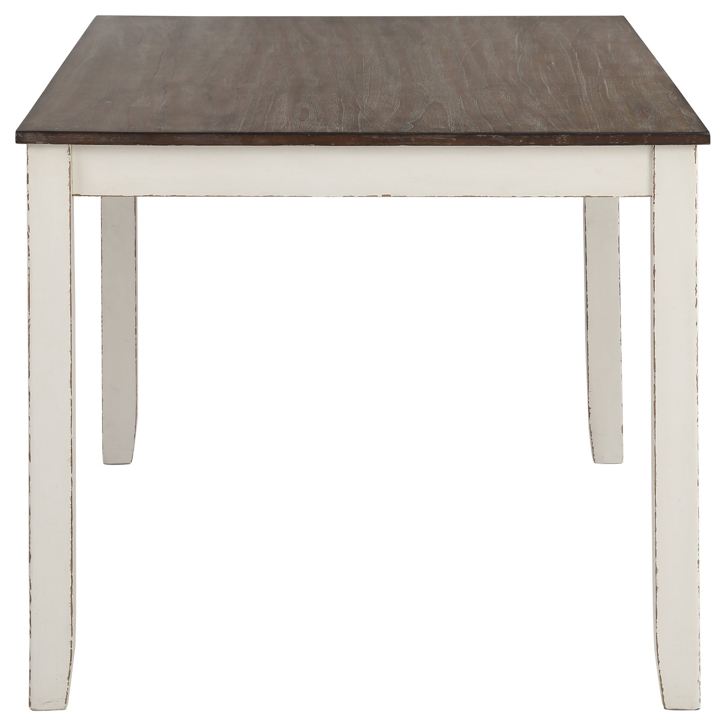 Fortress 7-piece Dining Set Chestnut and Vintage White