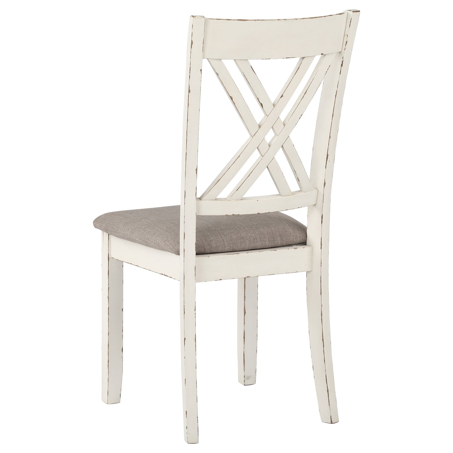 Fortress 7-piece Dining Set Chestnut and Vintage White