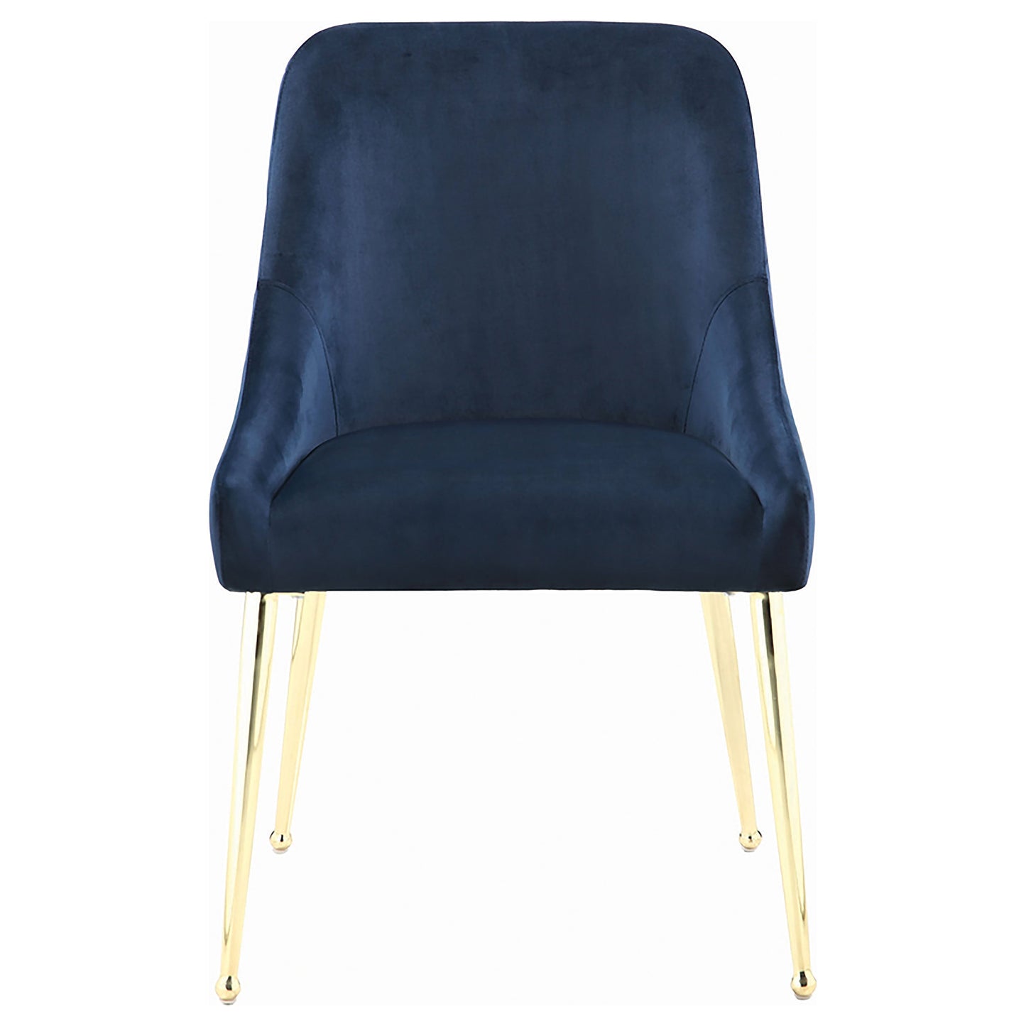 Mayette Side Chairs Dark Ink Blue (Set of 2)