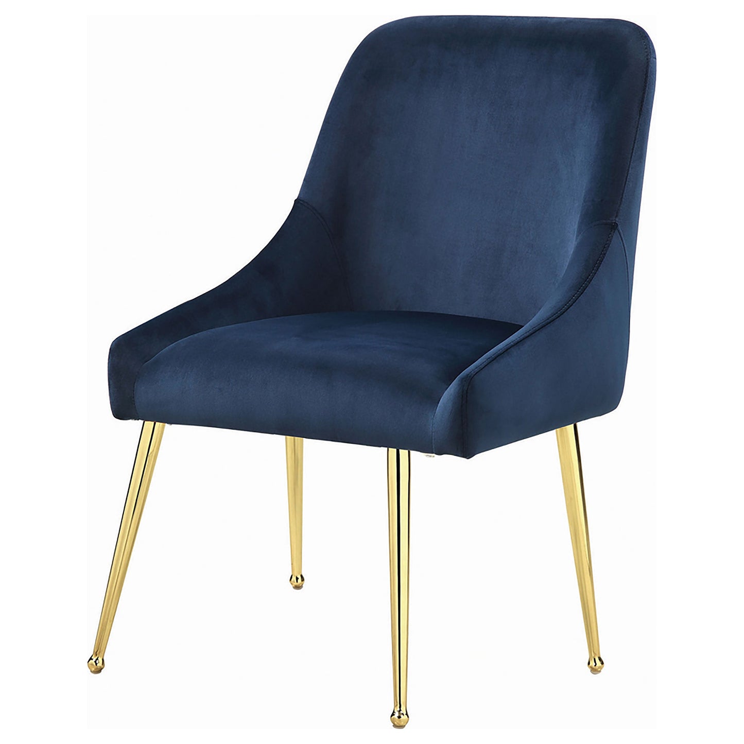 Mayette Side Chairs Dark Ink Blue (Set of 2)