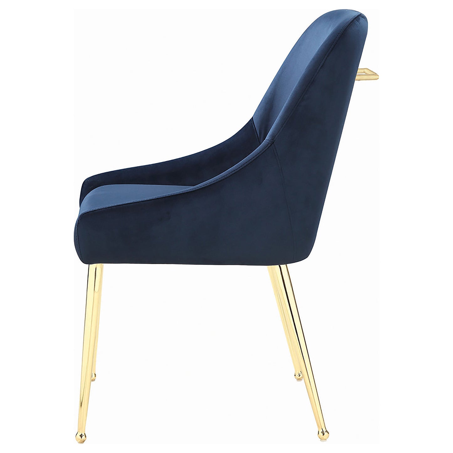Mayette Side Chairs Dark Ink Blue (Set of 2)