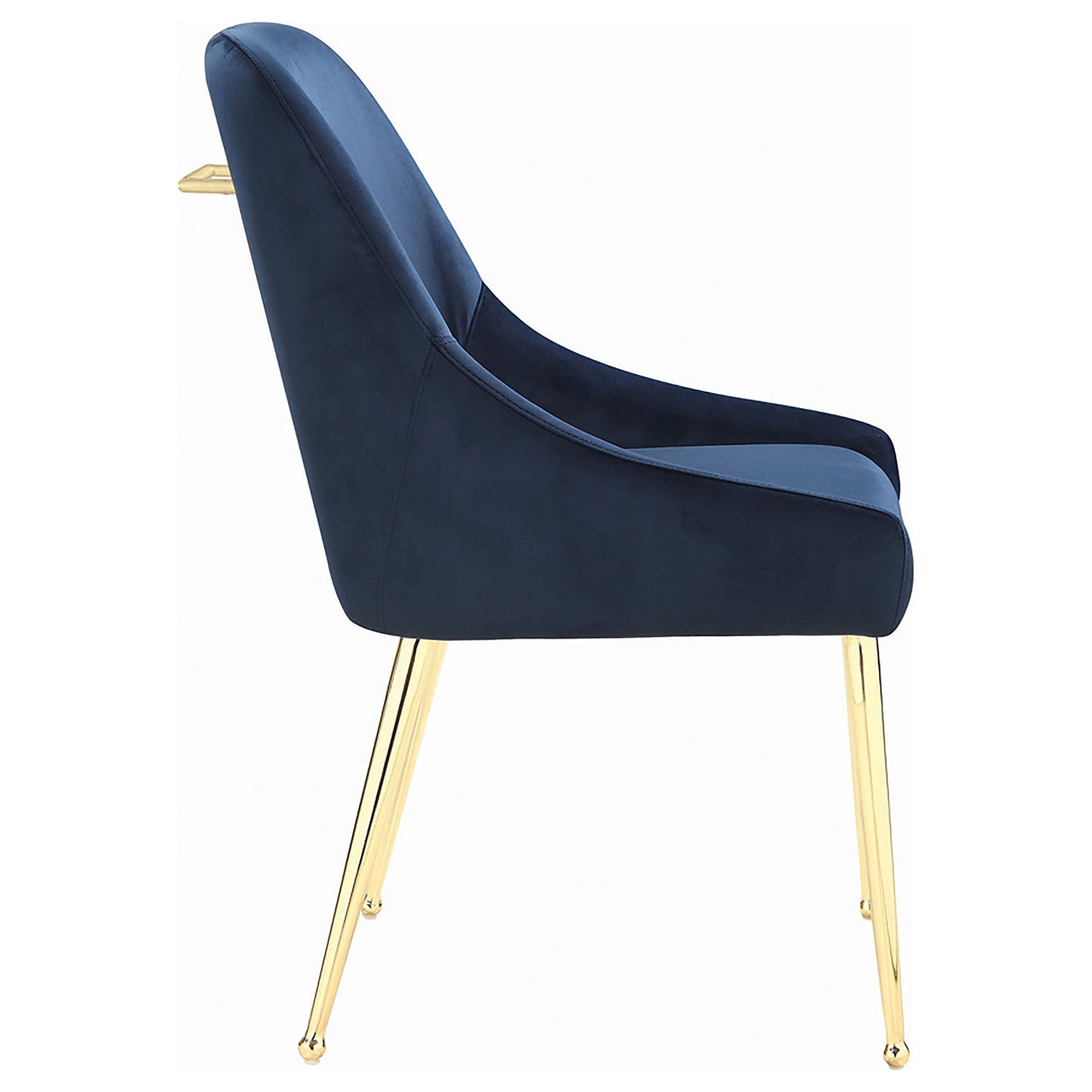 Mayette Side Chairs Dark Ink Blue (Set of 2)