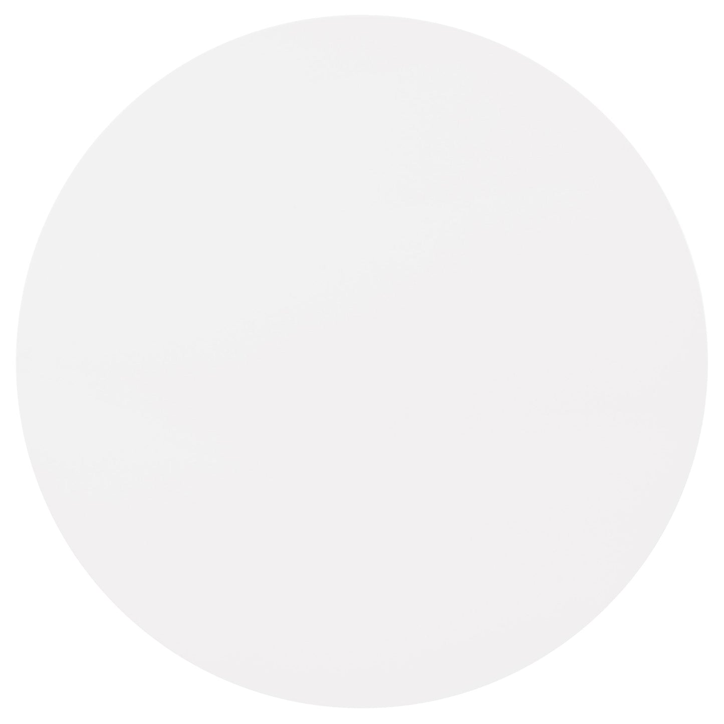 Breckenridge Round Dining Table Matte White and Natural Oak