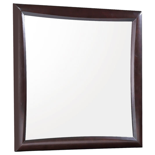 Phoenix Square Dresser Mirror Deep Cappuccino