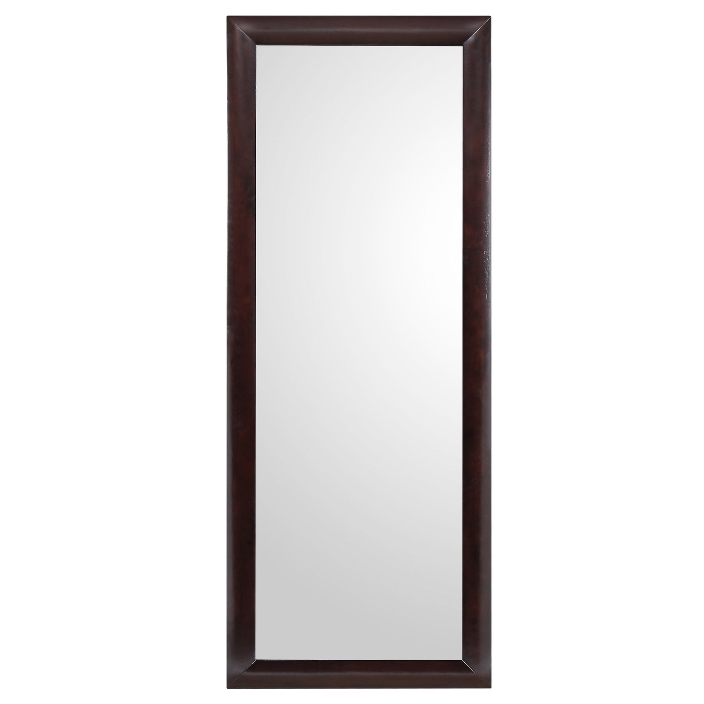Phoenix Rectangular Standing Floor Mirror Black