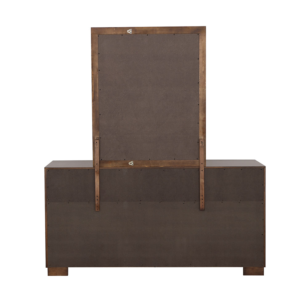 Jessica Rectangular Wall Dresser Mirror Cappuccino