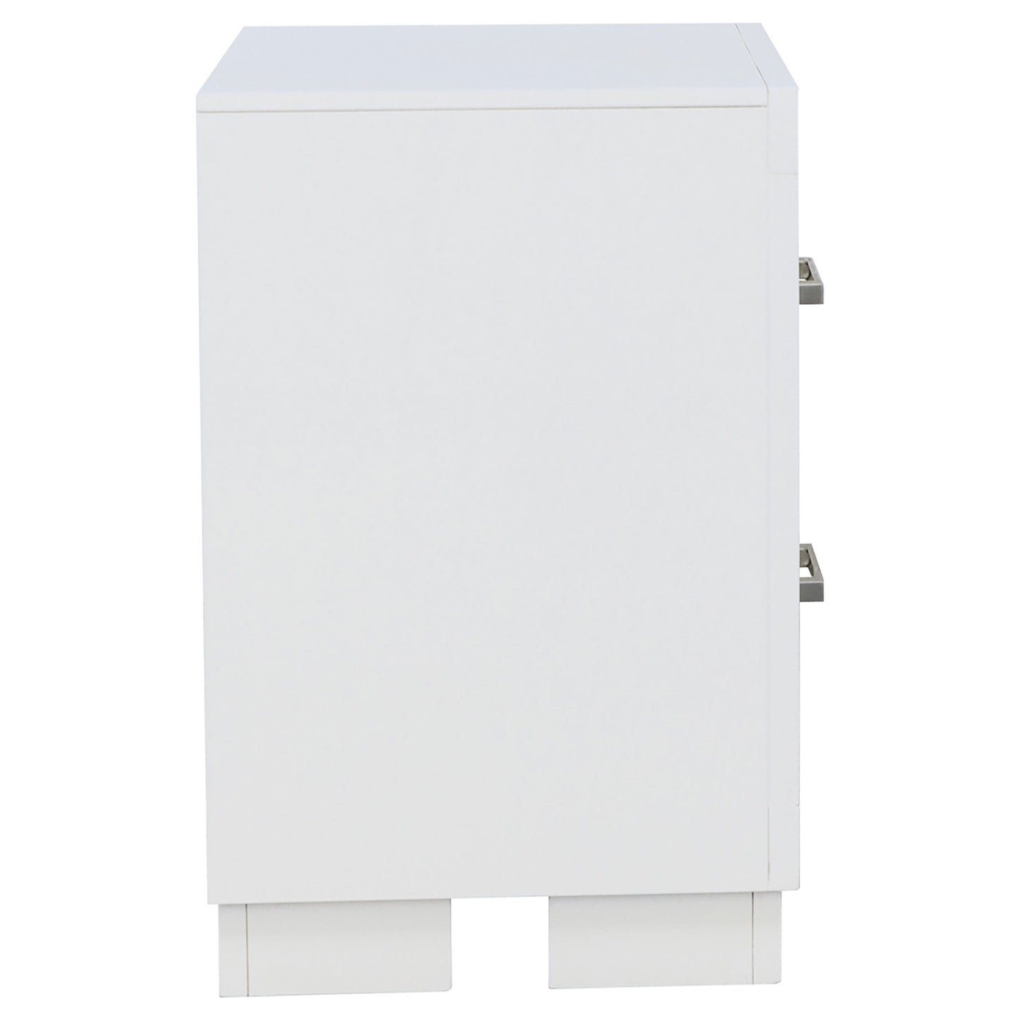 Jessica 2-drawer Nightstand White