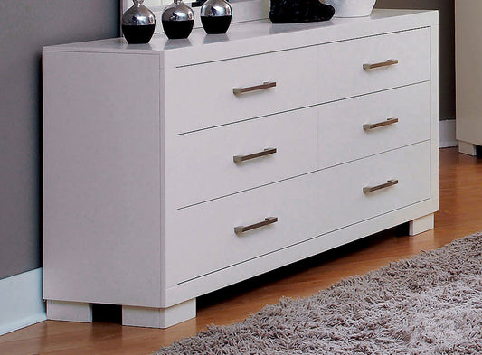 Jessica 6-drawer Dresser White