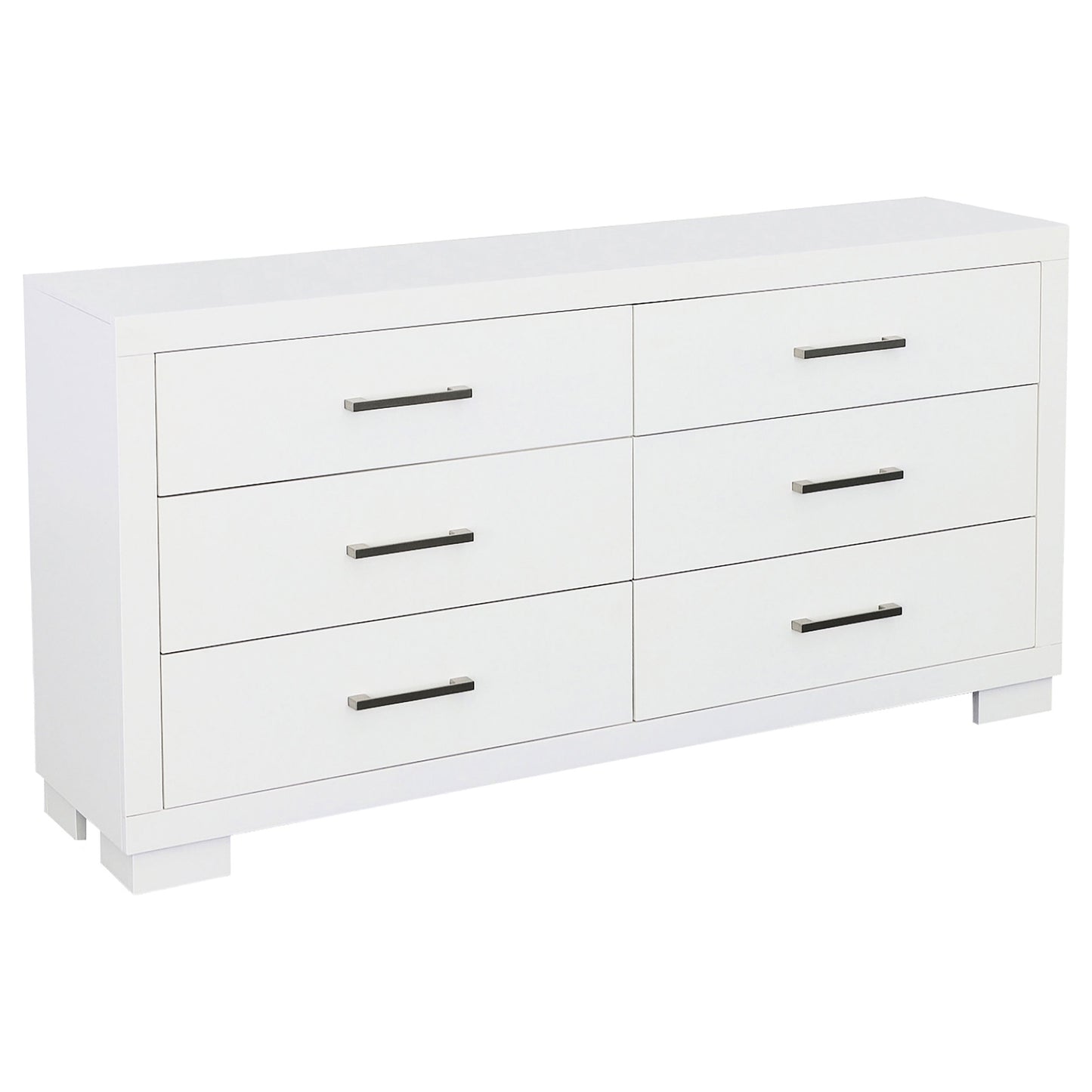 Jessica 6-drawer Dresser White