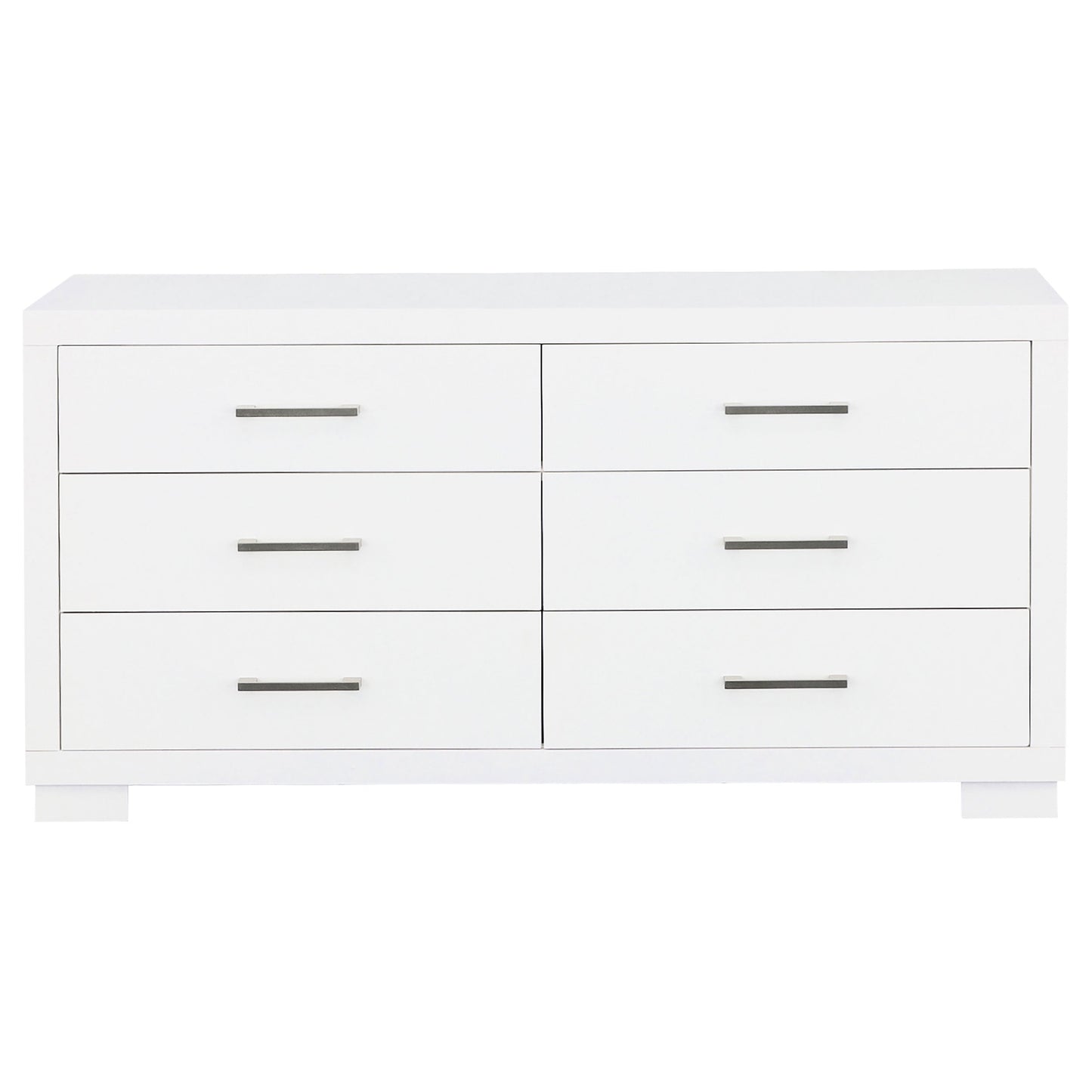 Jessica 6-drawer Dresser White