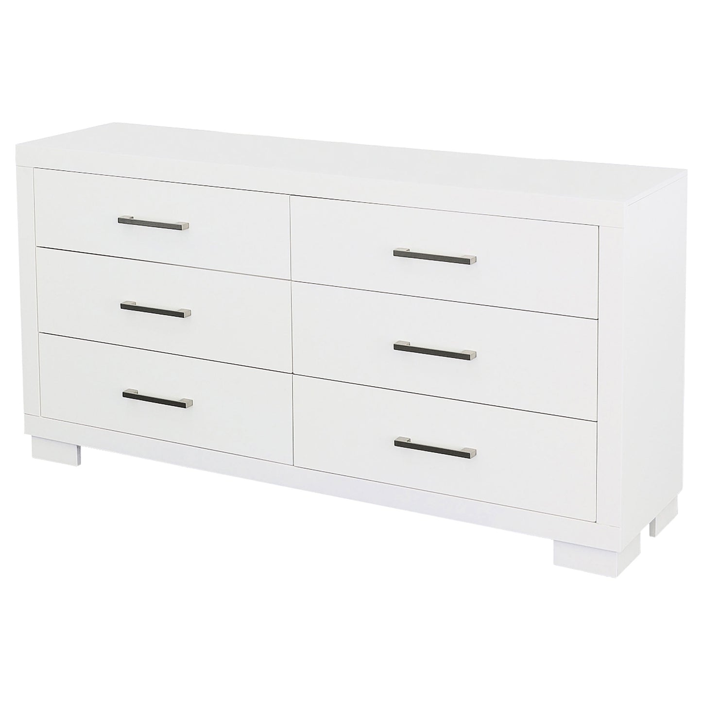 Jessica 6-drawer Dresser White