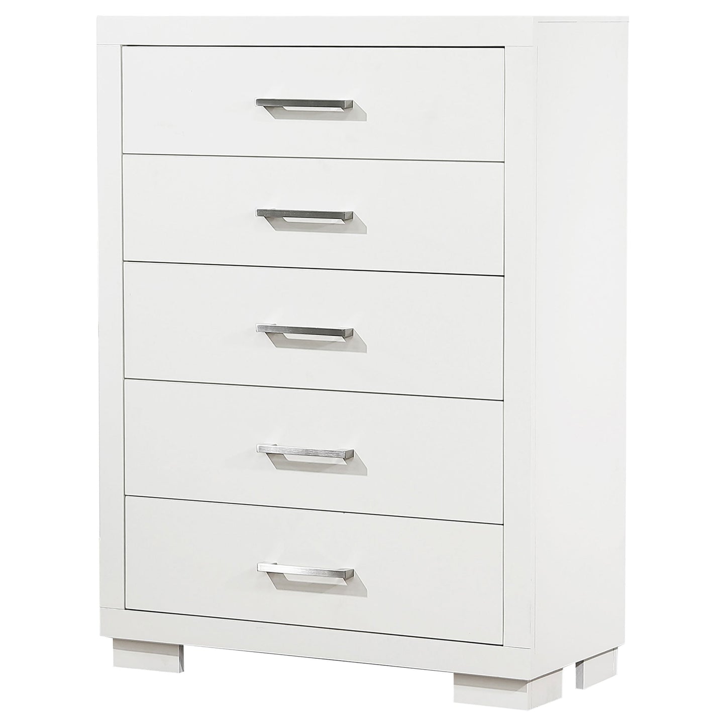 Jessica 5-drawer Chest White