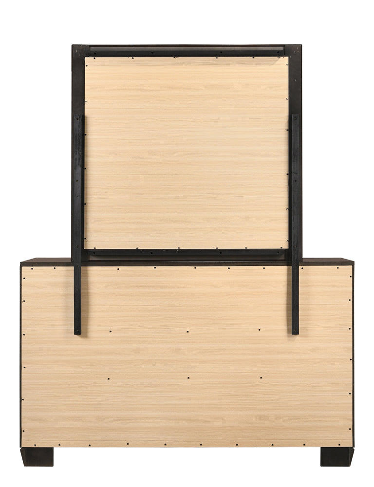 Kauffman Rectangular Dresser Mirror Dark Cocoa