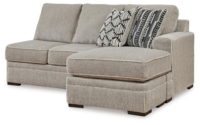 Calnita Sisal Sectional RAF Sofa Chaise