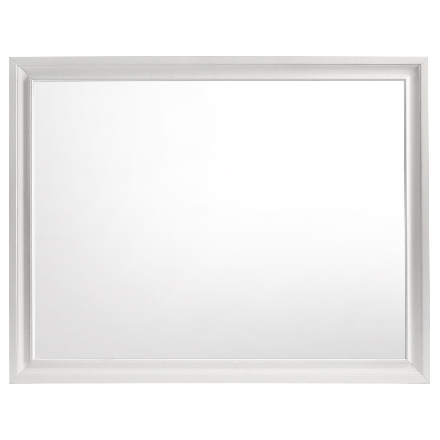 Miranda Rectangular Dresser Mirror White