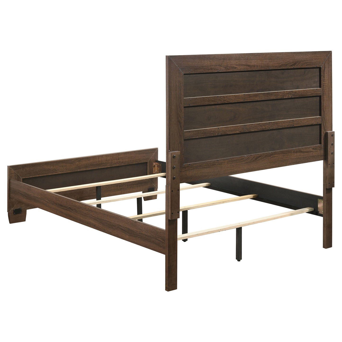 Brandon Queen Panel Bed Medium Warm Brown