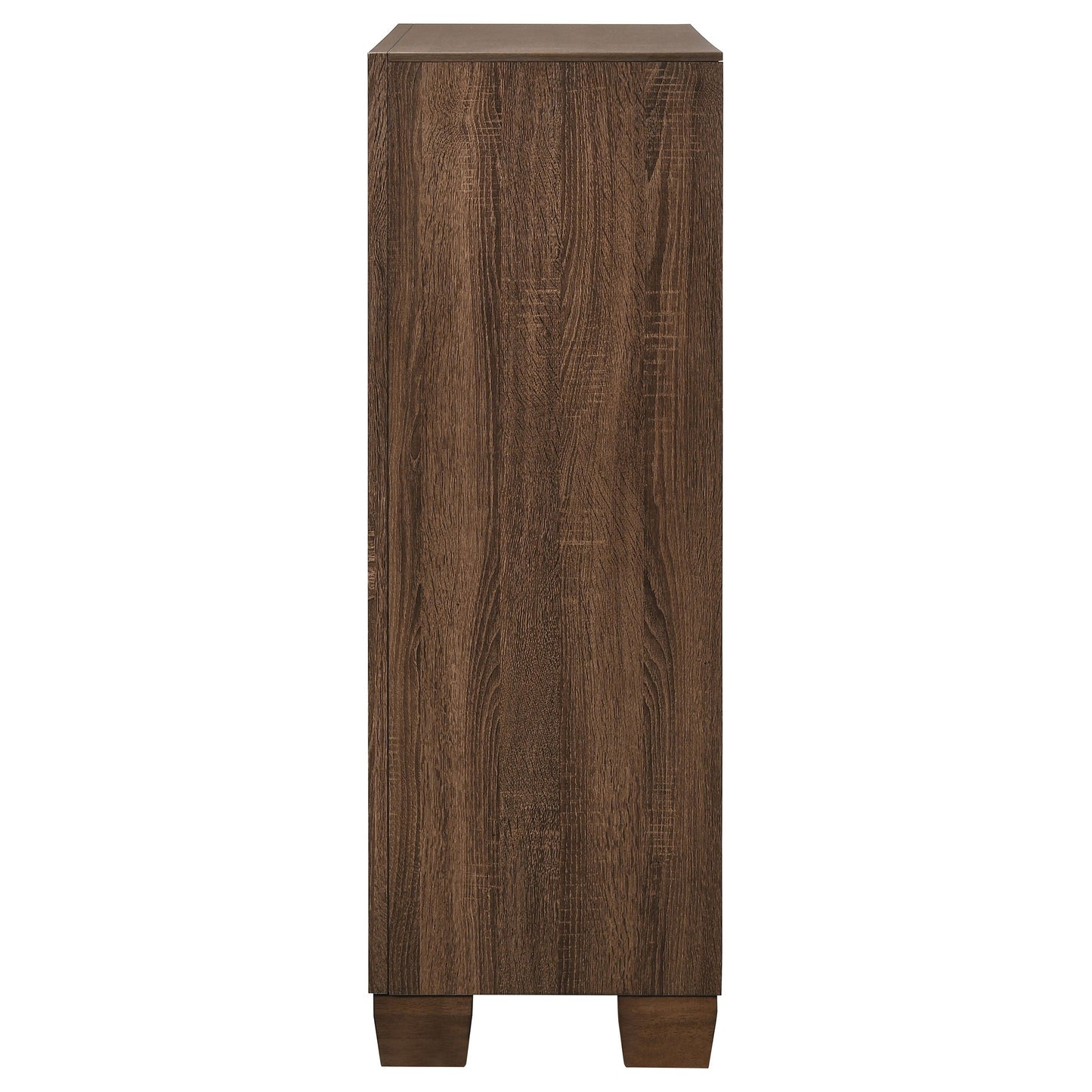 Brandon 5-drawer Chest Medium Warm Brown