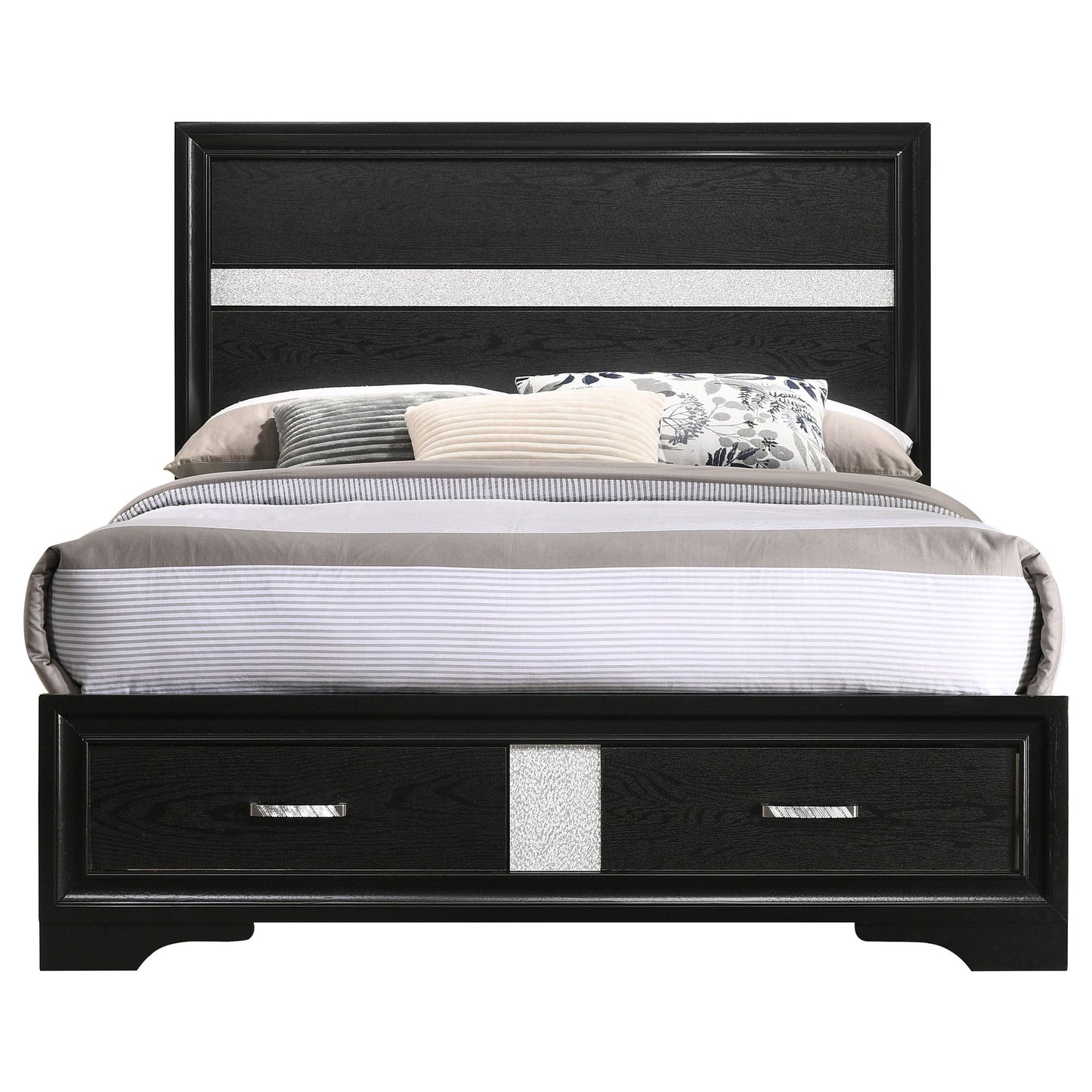 Miranda Full Storage Bed Black