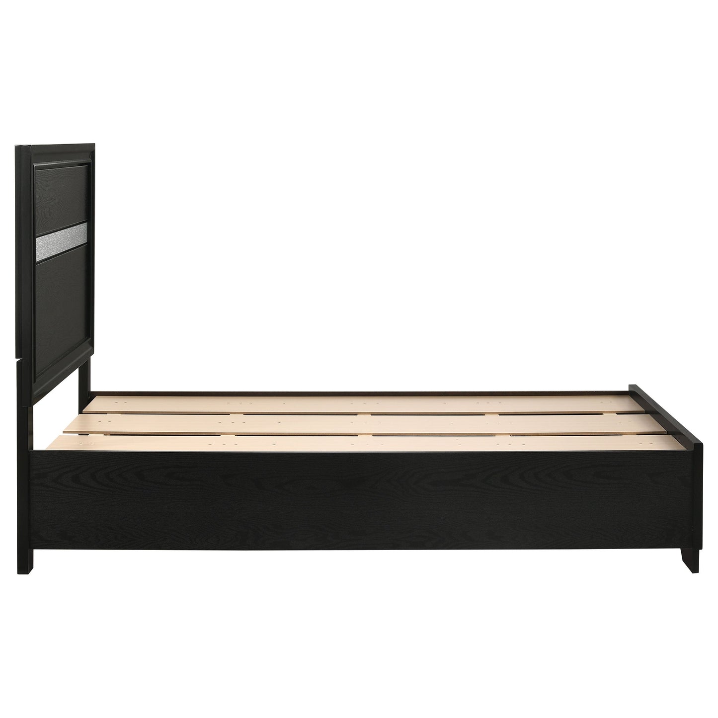 Miranda Twin Storage Bed Black