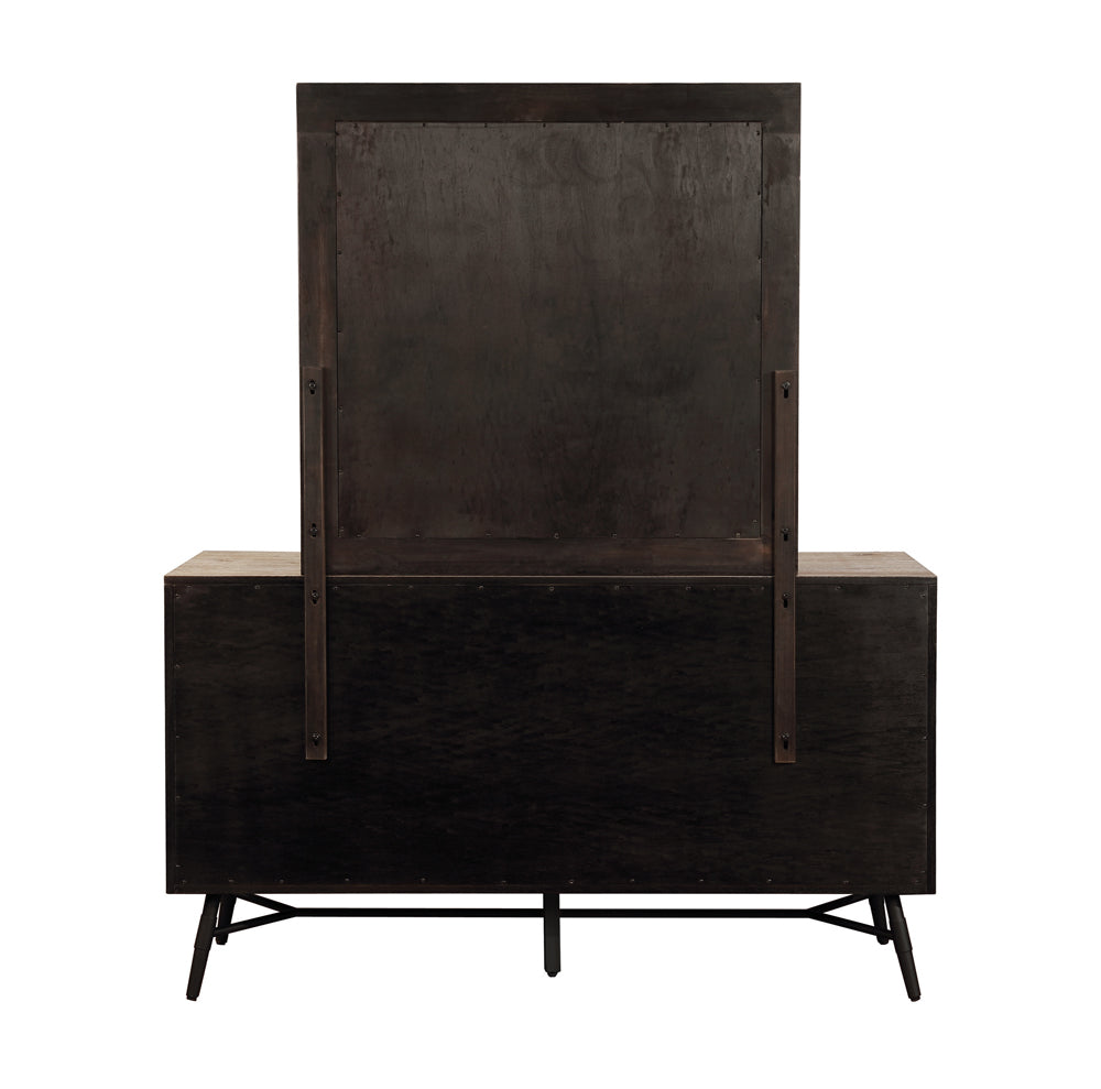 Marlow Rectangular Dresser Mirror Rough Sawn Multi
