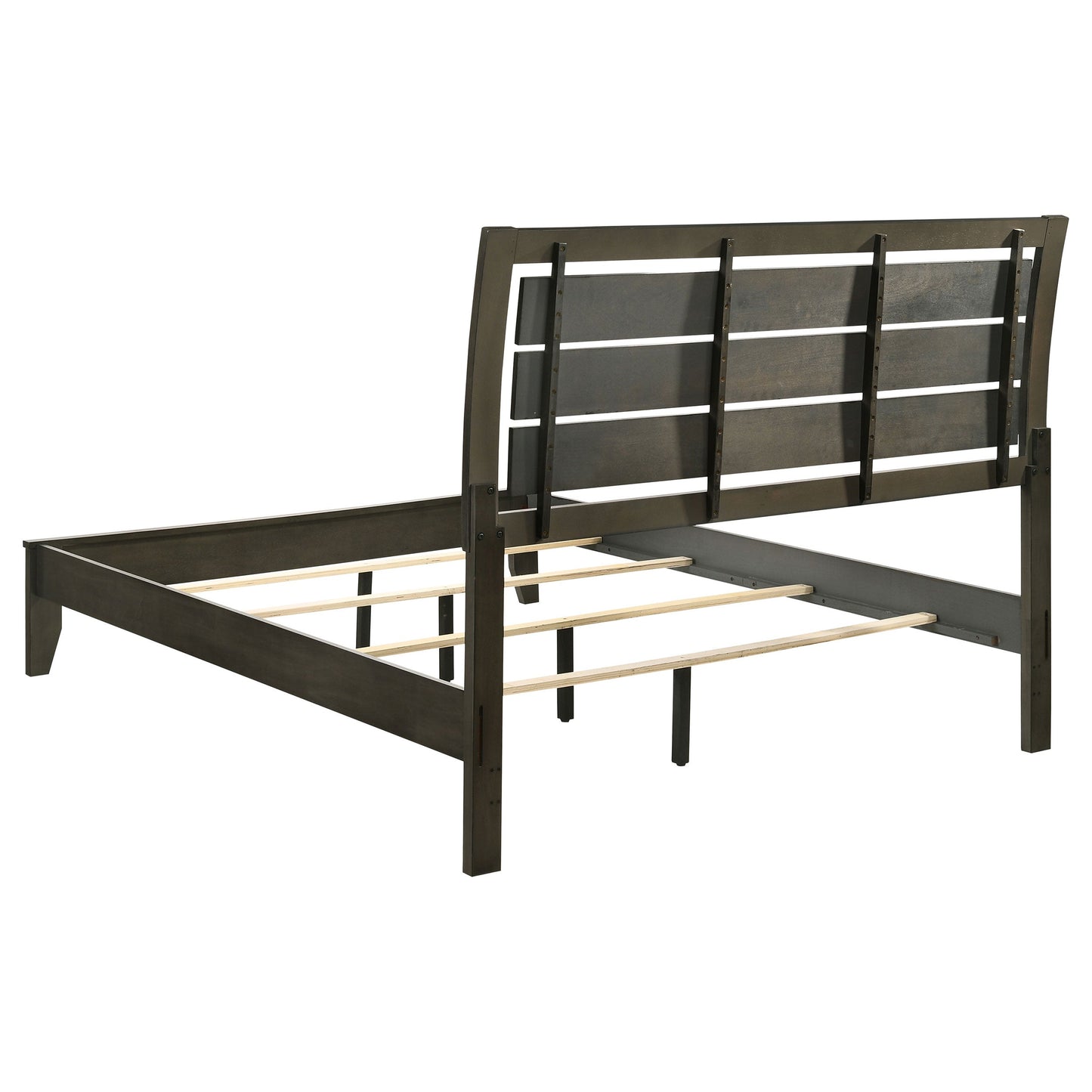 Serenity Eastern King Panel Bed Mod Grey