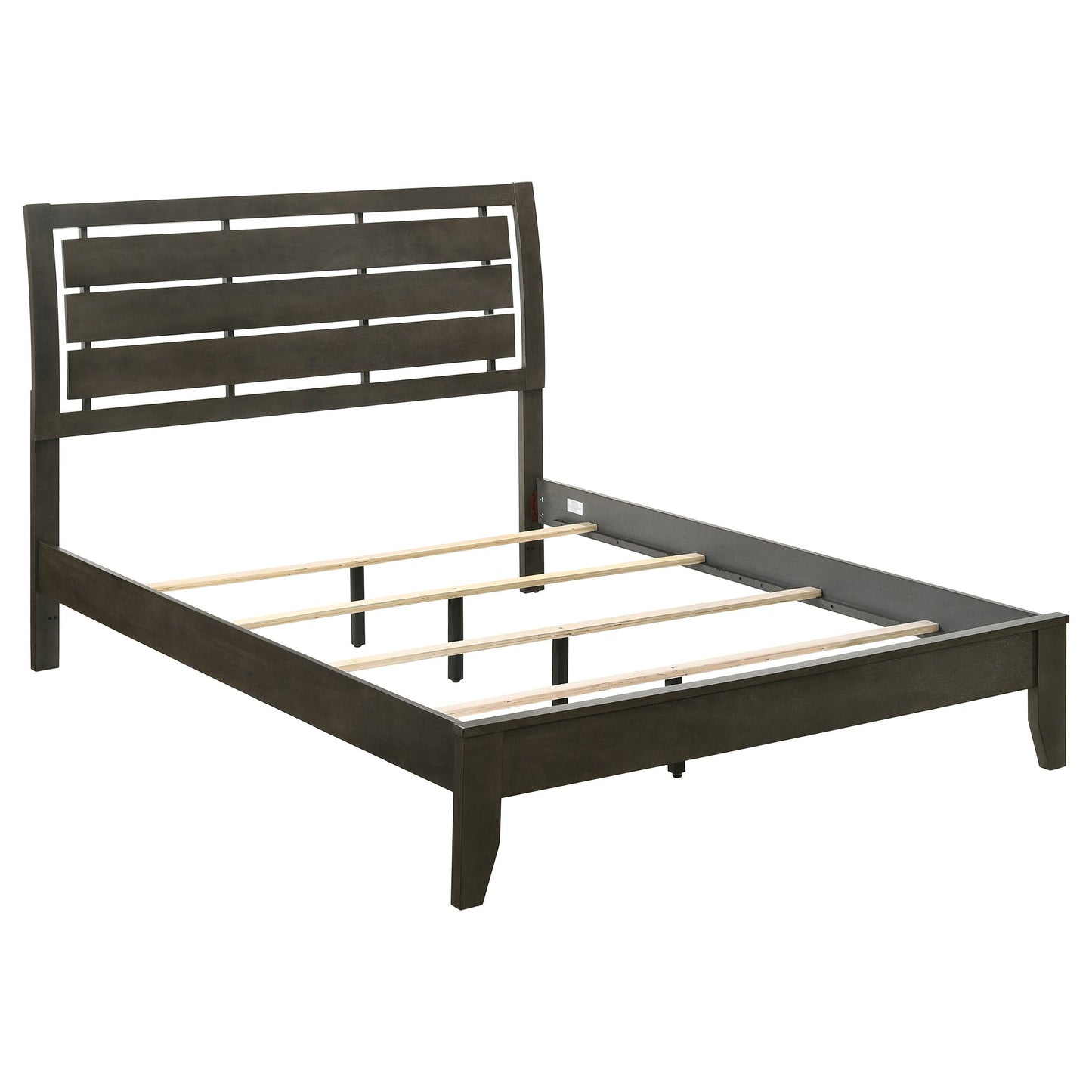Serenity Queen Panel Bed Mod Grey