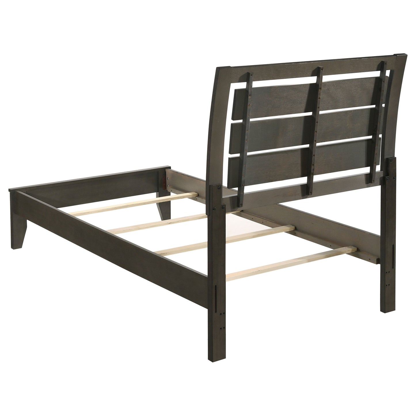 Serenity Twin Panel Bed Mod Grey