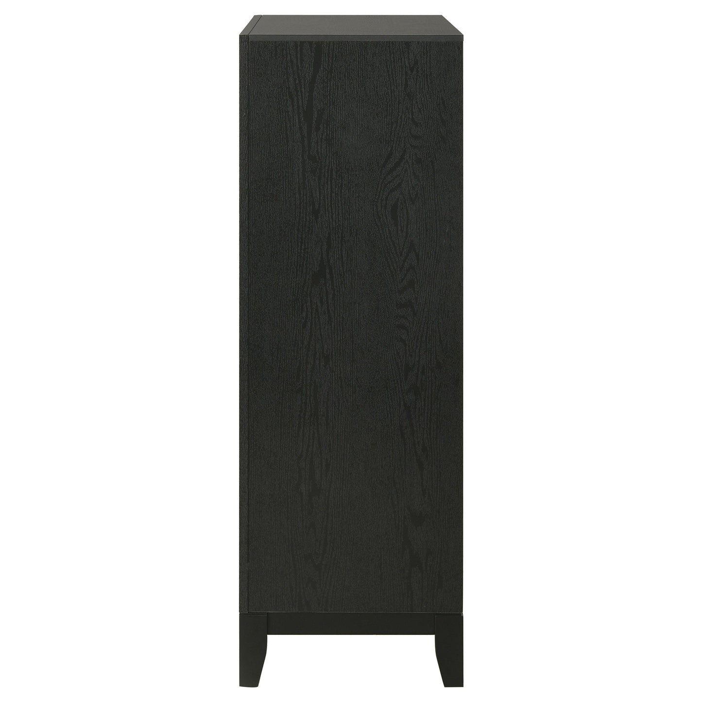 Valencia 6-drawer Dresser Light Brown and Black