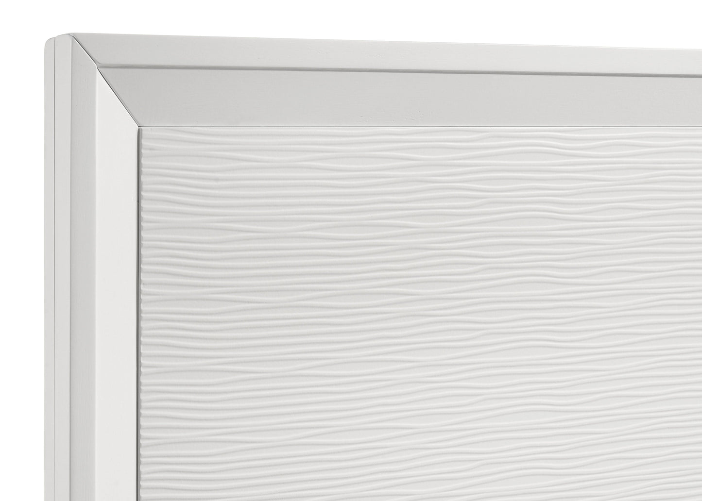 Janelle Queen Panel Bed White