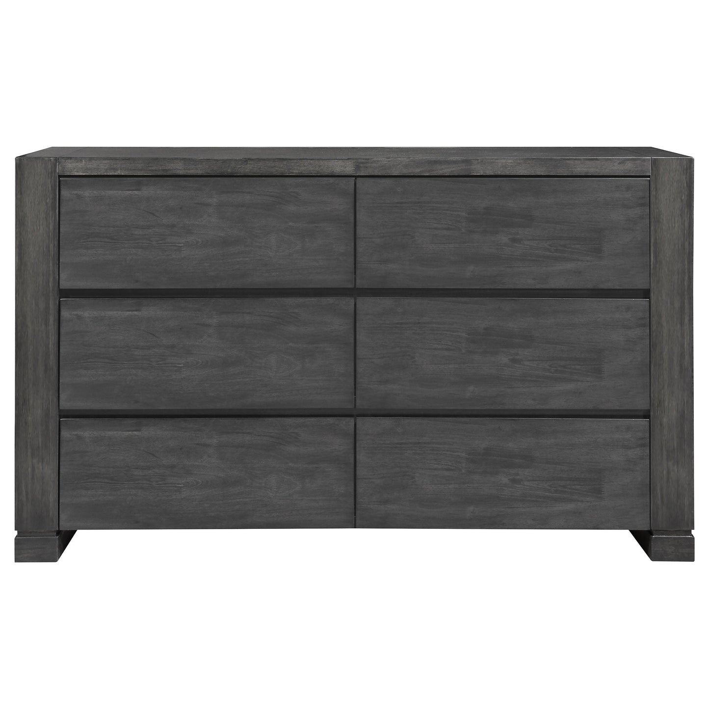 Lorenzo 6-drawer Dresser Dark Grey