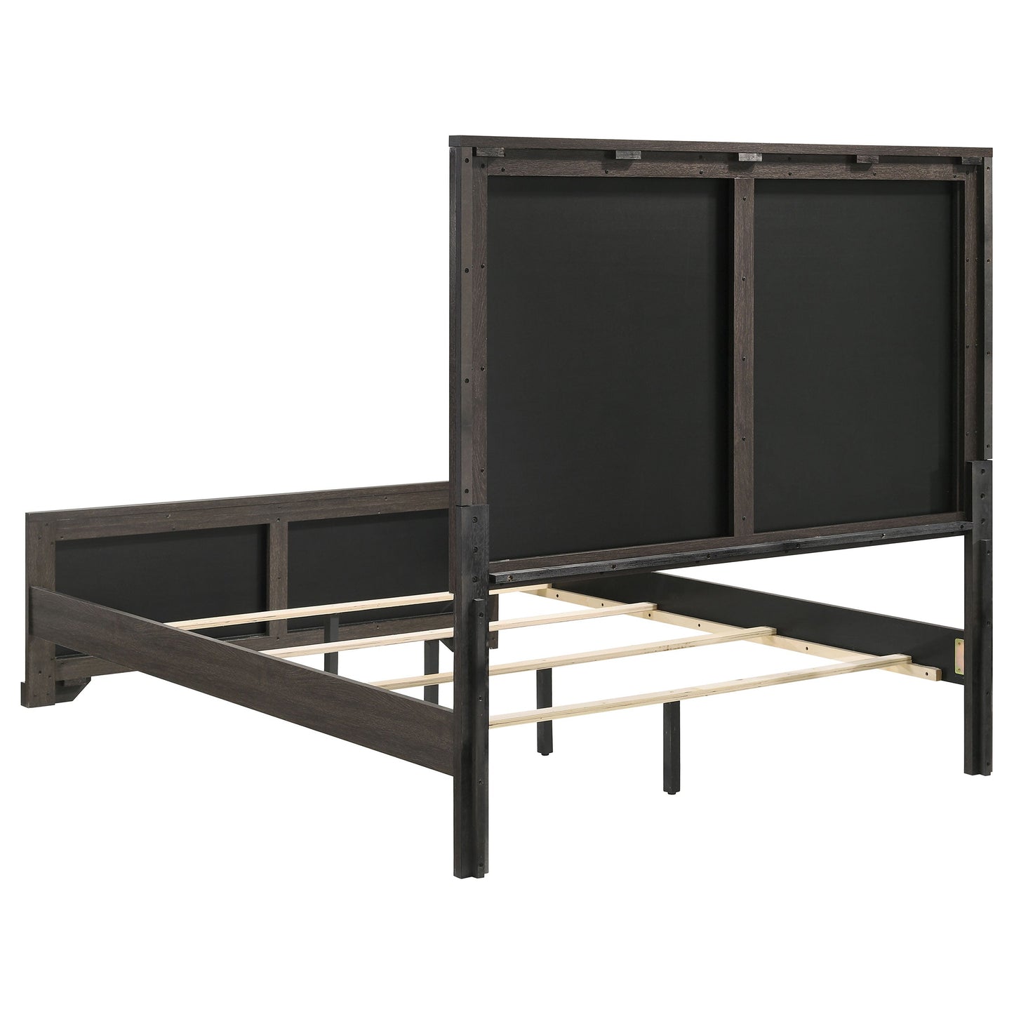 Baker Panel Queen Bed Brown and Light Taupe