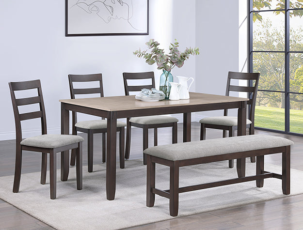 BRANSON BENCH LIGHT BROWN