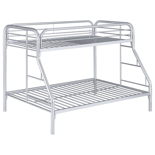 Morgan Twin Over Full Bunk Bed Silver