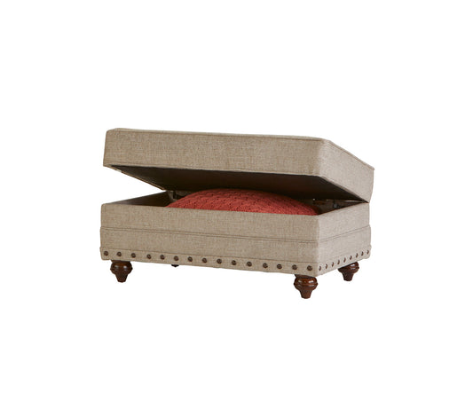 17200 - Jazzy Heather STORAGE OTTOMAN