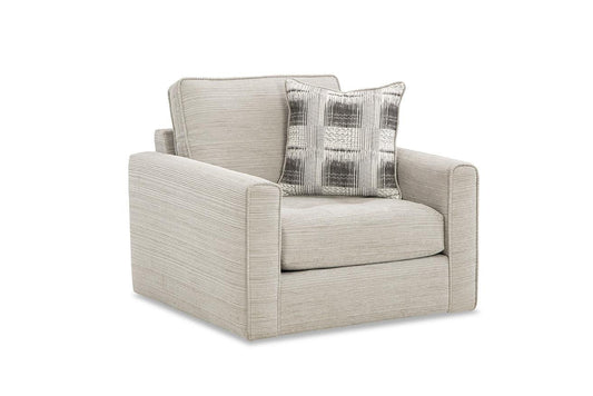 Ian Swivel Chair - Nickel