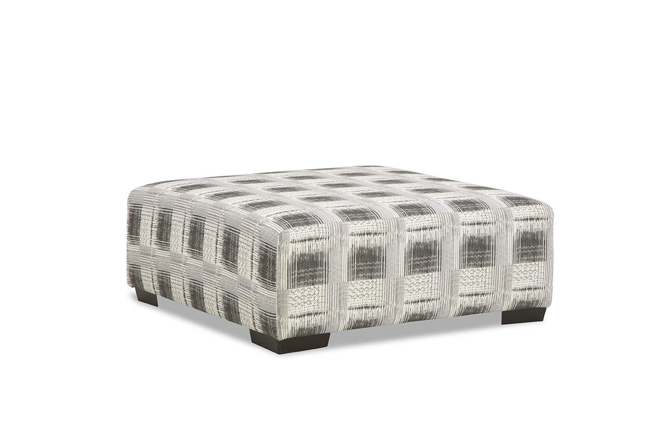 Ian Cocktail Ottoman - Nickel