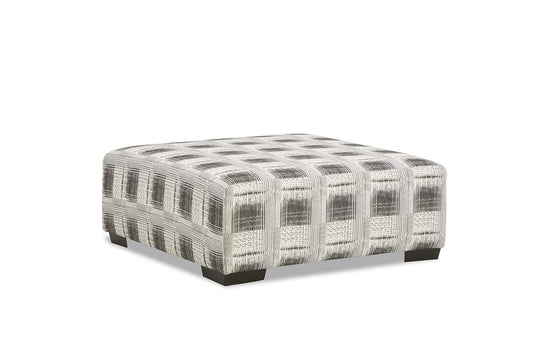 Ian Cocktail Ottoman - Nickel