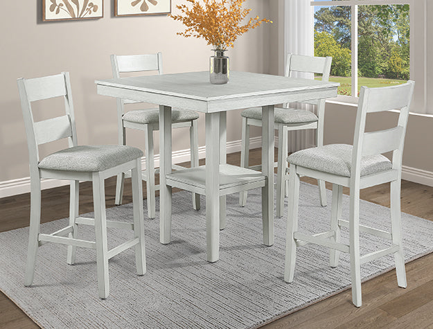 LESTER DRIFT WOOD 5-PCK CTR HT TABLE