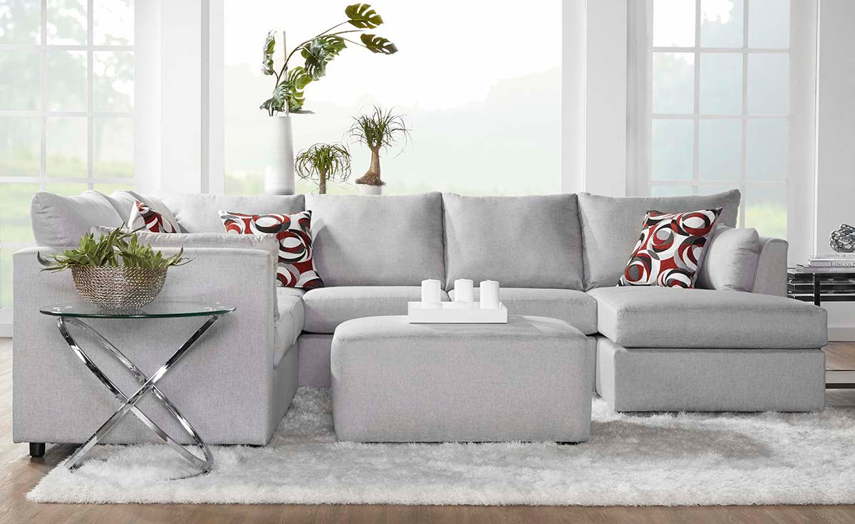 13500 - Magick Howlite (Sectional) Armless LOVESEAT