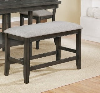 FULTON GREY COUNTER HEIGHT BENCH