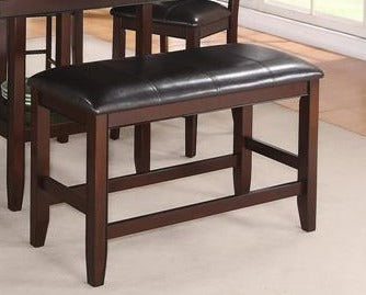 FULTON BROWN COUNTER HEIGHT BENCH