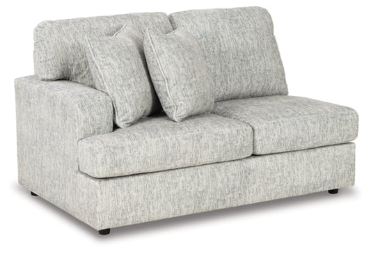 Playwrite Gray Sectional Left Hand Facing Love Seat