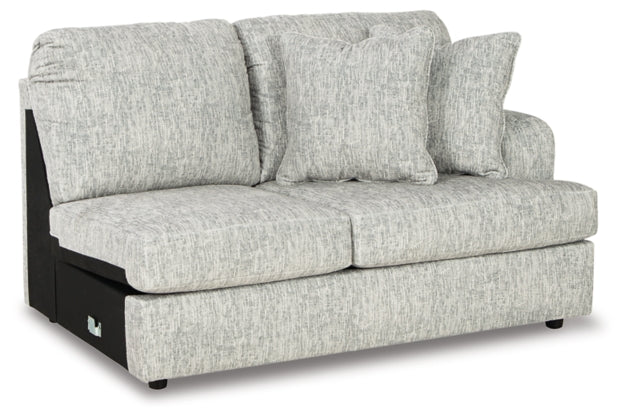 Playwrite Gray Sectional Right Hand Facing Love Seat